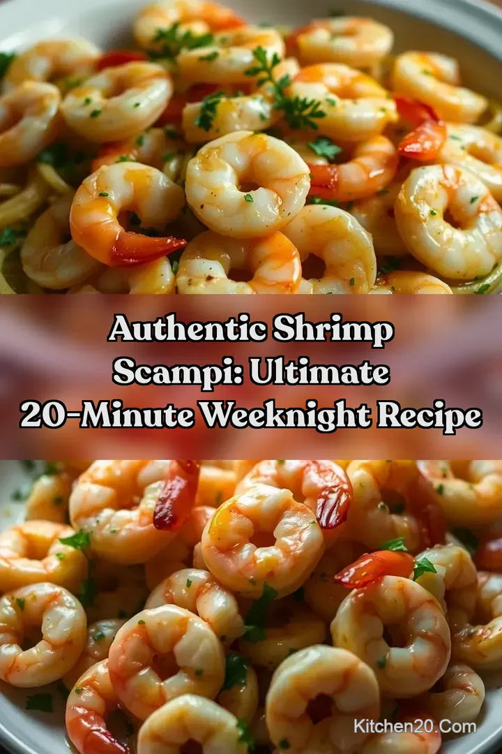 Authentic Shrimp Scampi: Ultimate 20-Minute Weeknight Recipe