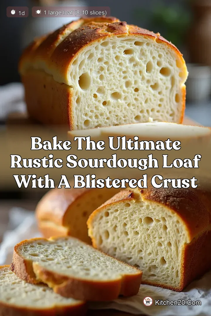 Bake The Ultimate Rustic Sourdough Loaf With A Blistered Crust