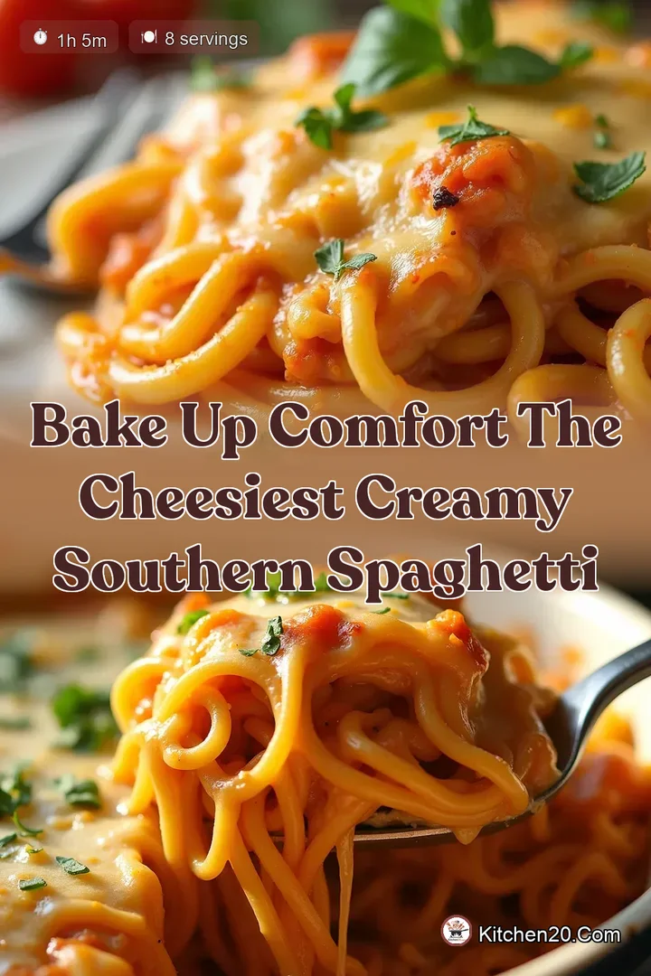 Bake Up Comfort The Cheesiest Creamy Southern Spaghetti