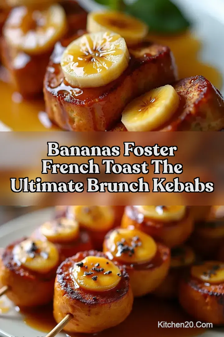 Bananas Foster French Toast The Ultimate Brunch Kebabs