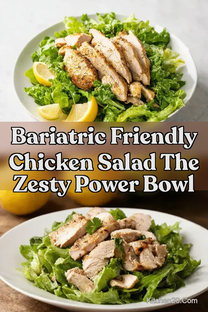 Bariatric Friendly Chicken Salad The Zesty Power Bowl