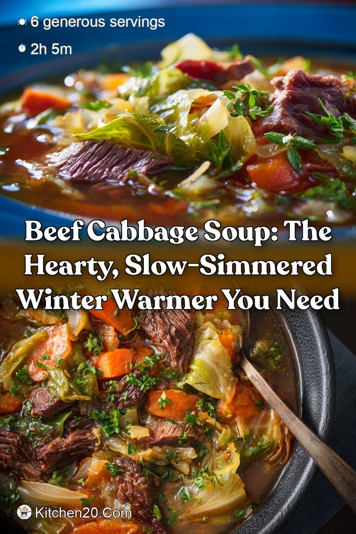 Beef Cabbage Soup: The Hearty Slow-Simmered Winter Warmer You Need