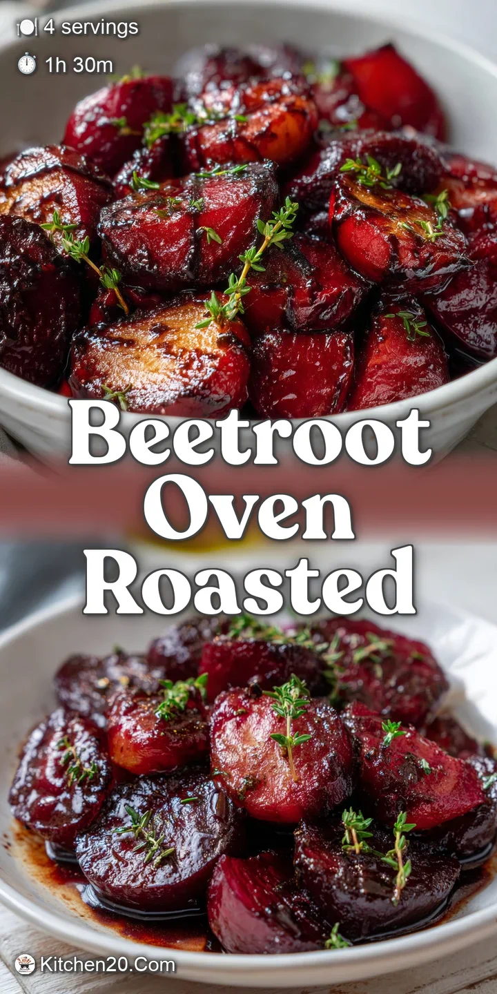 Roasted Beetroot: Easy Oven Roasted Beets with Balsamic Glaze