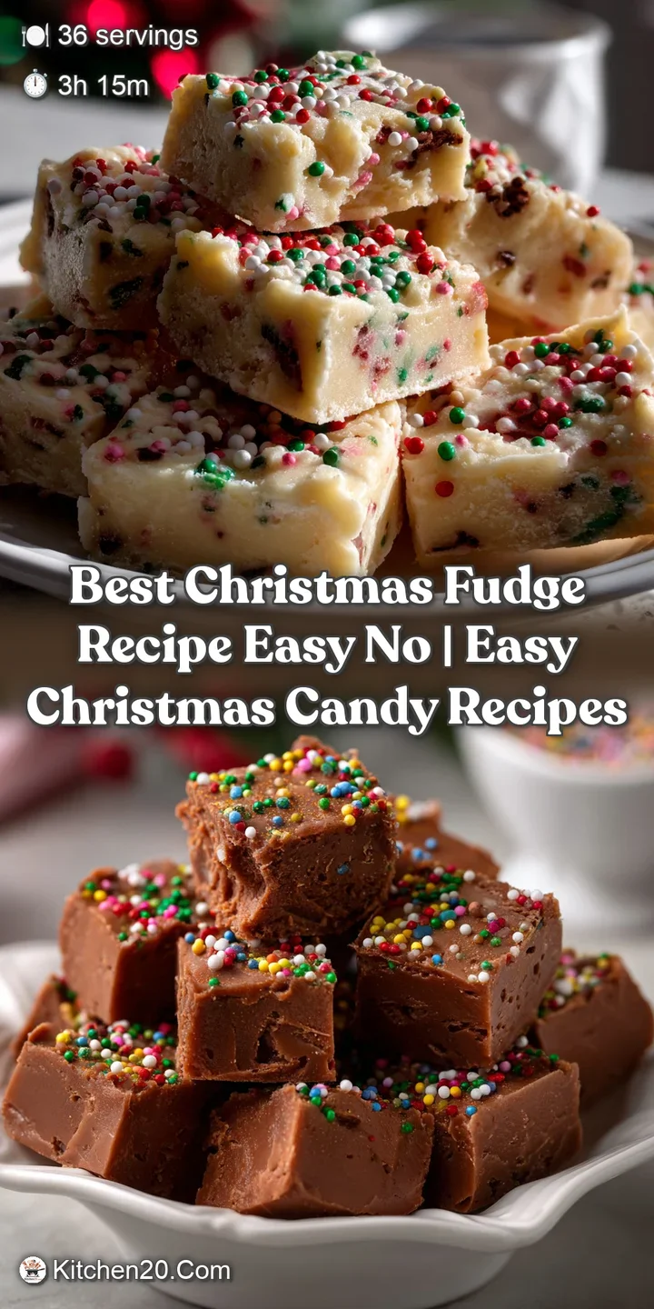 Best Christmas Fudge recipe Easy No | Easy Christmas Candy Recipes
