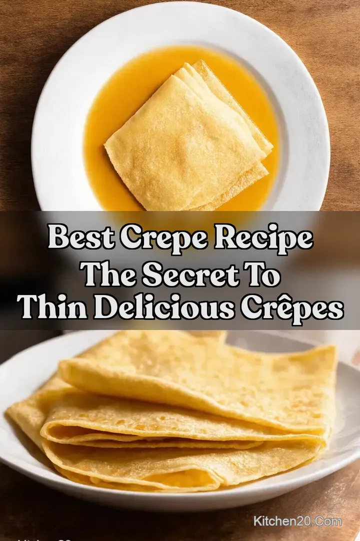 Best Crepe Recipe The Secret To Thin Delicious Crêpes : PIN FOR LATER Best Crepe Recipe The Secret To Thin Delicious Crêpes