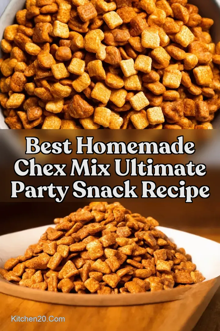 Best Homemade Chex Mix Ultimate Party Snack Recipe