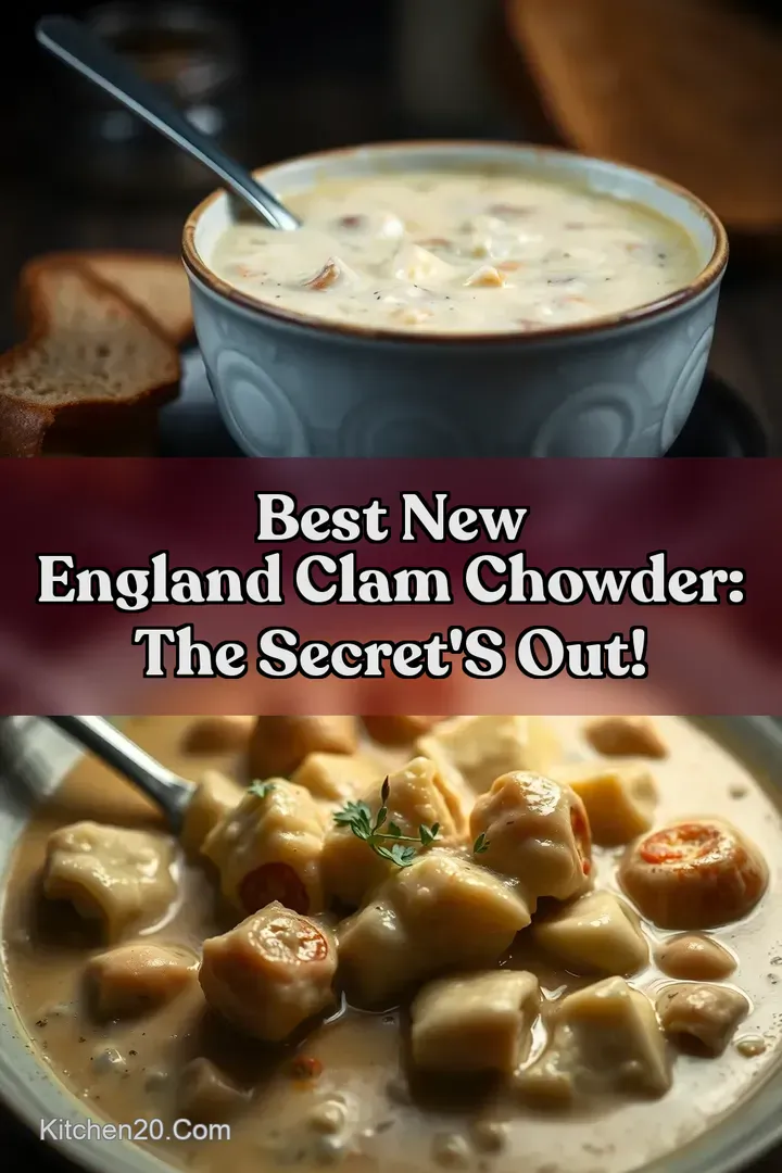 Best New England Clam Chowder: The Secret' s Out! : PIN FOR LATER Best New England Clam Chowder: The Secret' s Out!