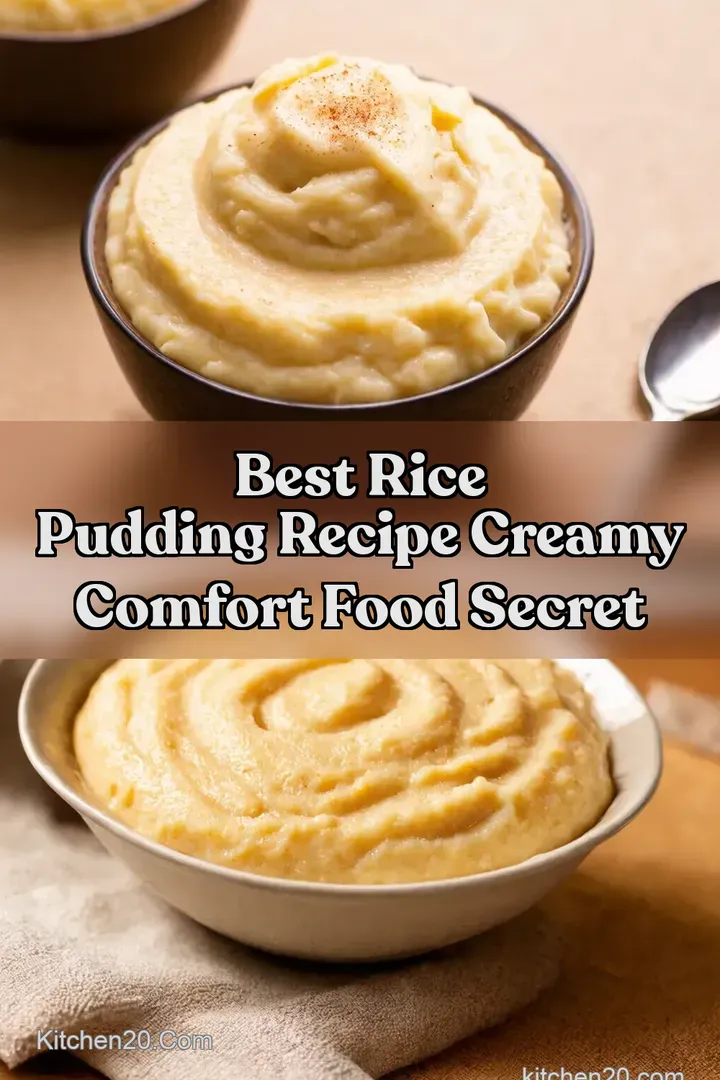 Best Rice Pudding Recipe Creamy Comfort Food Secret