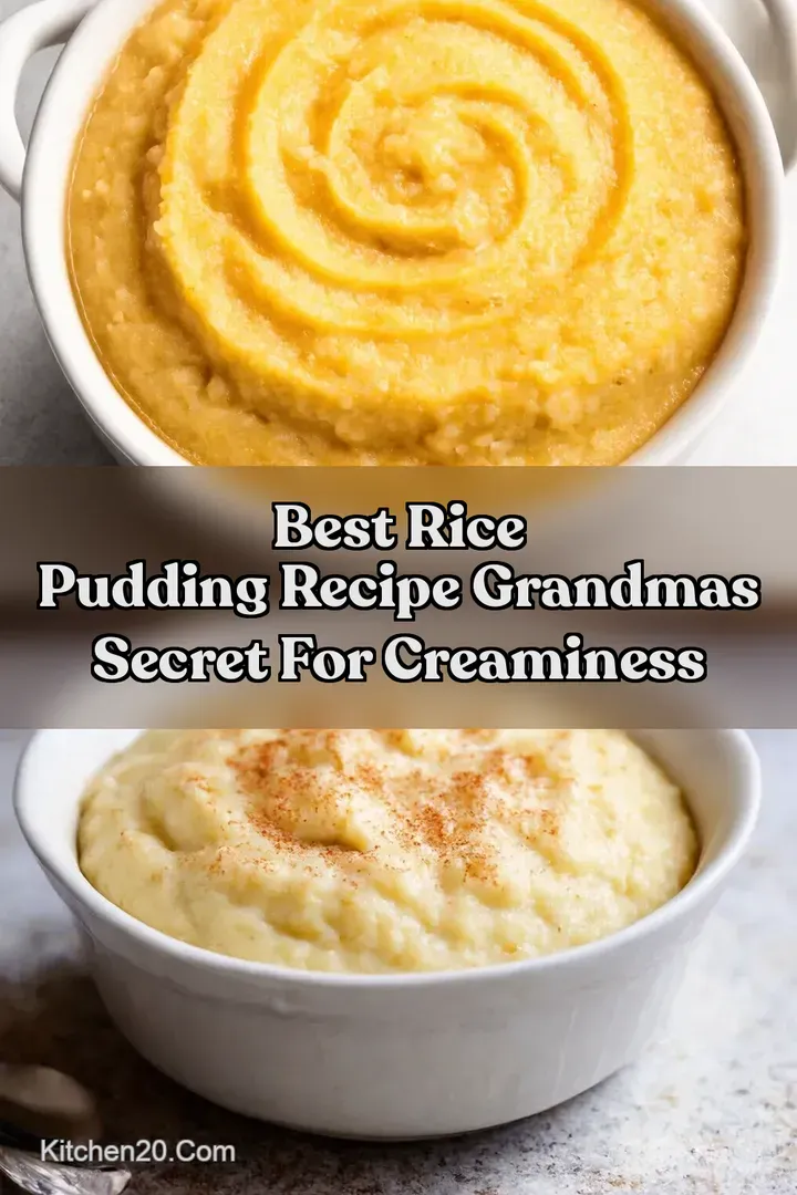 Best Rice Pudding Recipe Grandmas Secret for Creaminess : PIN FOR LATER Best Rice Pudding Recipe Grandmas Secret for Creaminess