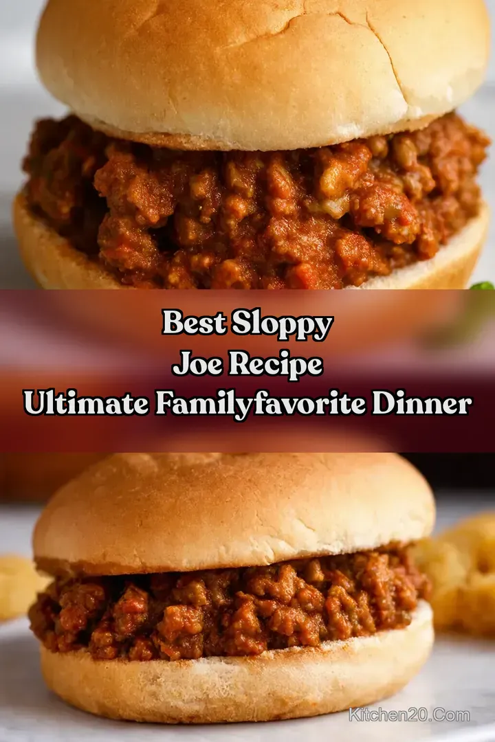 Best Sloppy Joe Recipe Ultimate FamilyFavorite Dinner