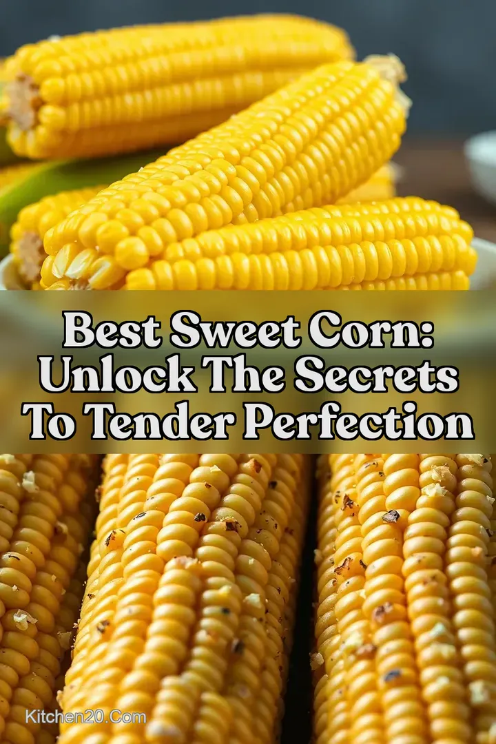 Best Sweet Corn: Unlock the Secrets to Tender Perfection : PIN FOR LATER Best Sweet Corn: Unlock the Secrets to Tender Perfection