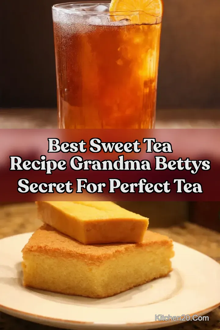 Best Sweet Tea Recipe Grandma Bettys Secret for Perfect Tea