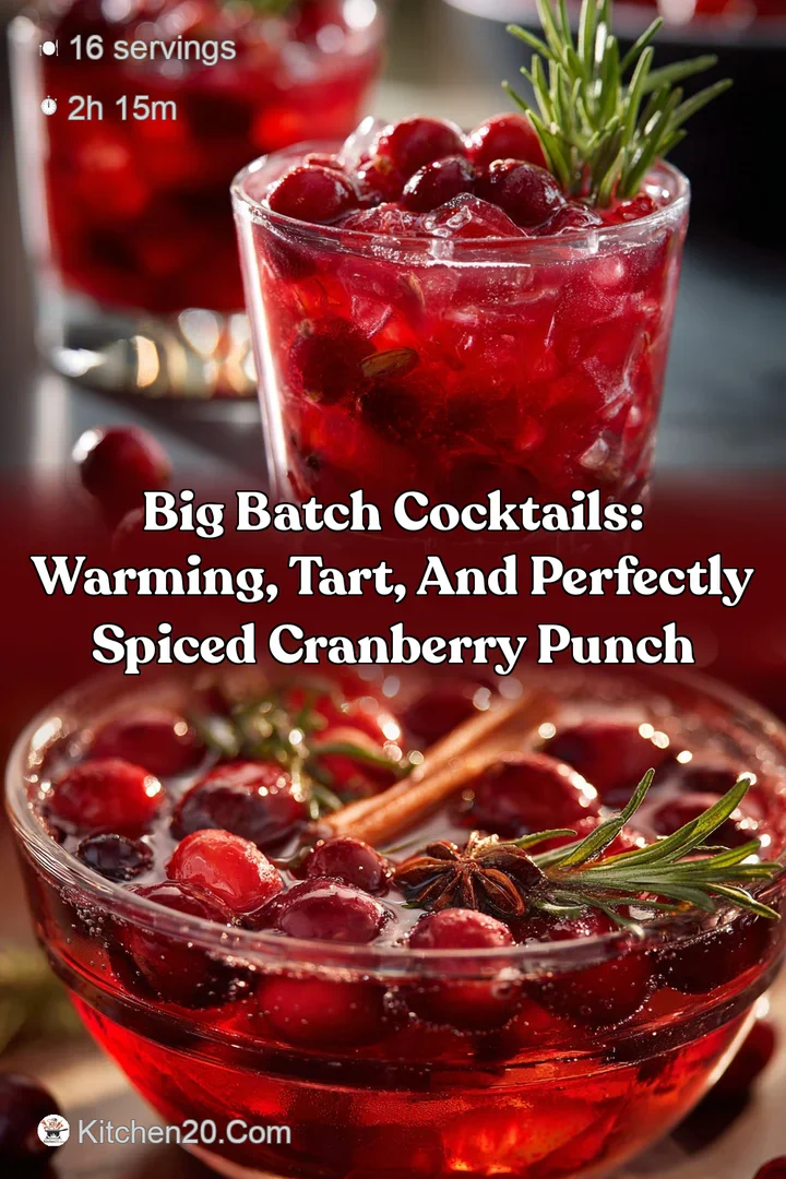 Big Batch Cocktails: Warming Tart and Perfectly Spiced Cranberry Punch