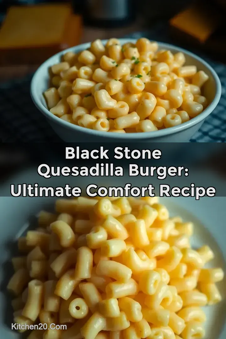 Black Stone Quesadilla Burger: Ultimate Comfort Recipe