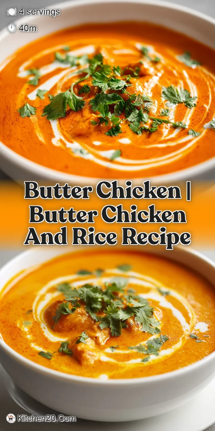 Extreme close-up of tender chicken simmered in a velvety, glossy orange sauce with a sprinkle of fresh herbs.