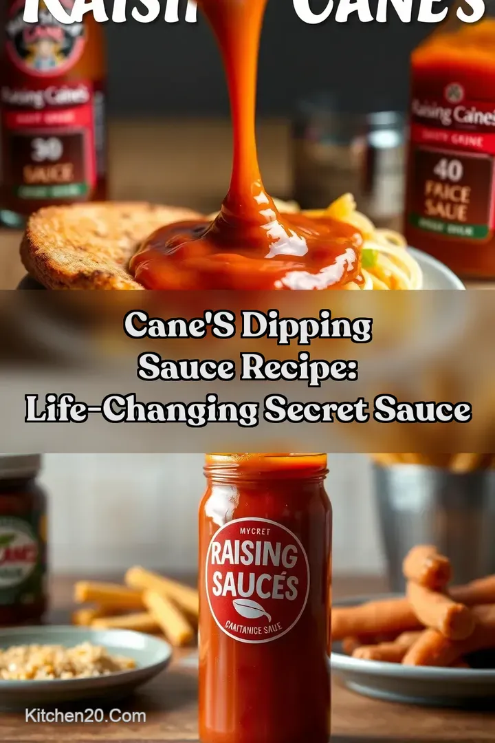 Cane s Dipping Sauce Recipe: Life-Changing Secret Sauce