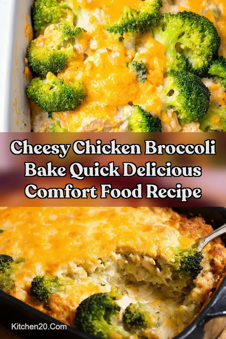 Cheesy Chicken Broccoli Bake Quick Delicious Comfort Food Recipe