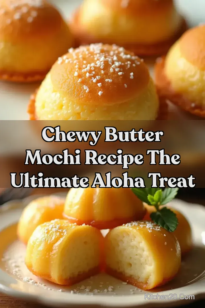 Chewy Butter Mochi Recipe The Ultimate Aloha Treat