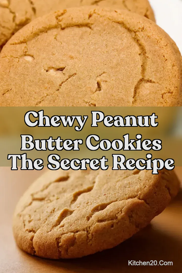 Chewy Peanut Butter Cookies The Secret Recipe