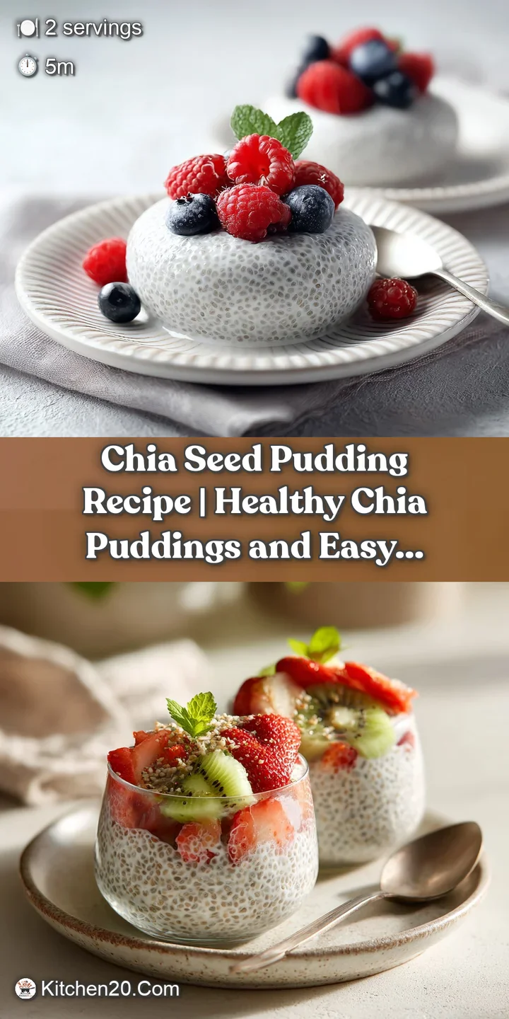 Close-up of smooth, milky white chia pudding with plump, juicy raspberries and a dusting of coconut flakes.