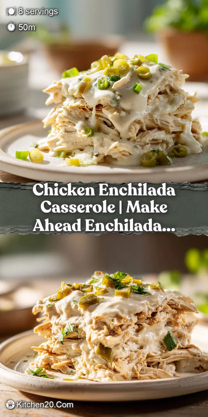 Extreme close-up of melted, toasted cheese stretching over layers of creamy sauce, tender chicken, and corn tortillas.