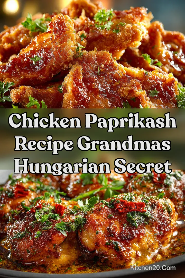 Chicken Paprikash Recipe Grandmas Hungarian Secret