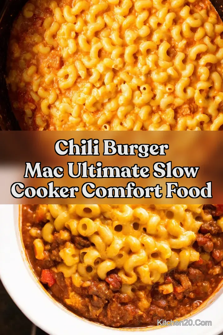 Chili Burger Mac Ultimate Slow Cooker Comfort Food