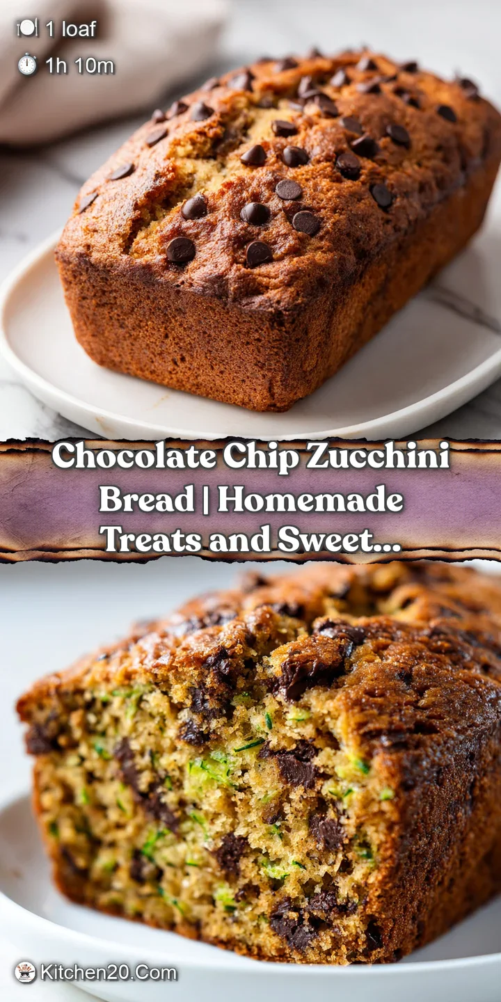 Close-up of a fluffy slice of zucchini bread, showcasing gooey melted chocolate chips and a moist texture.