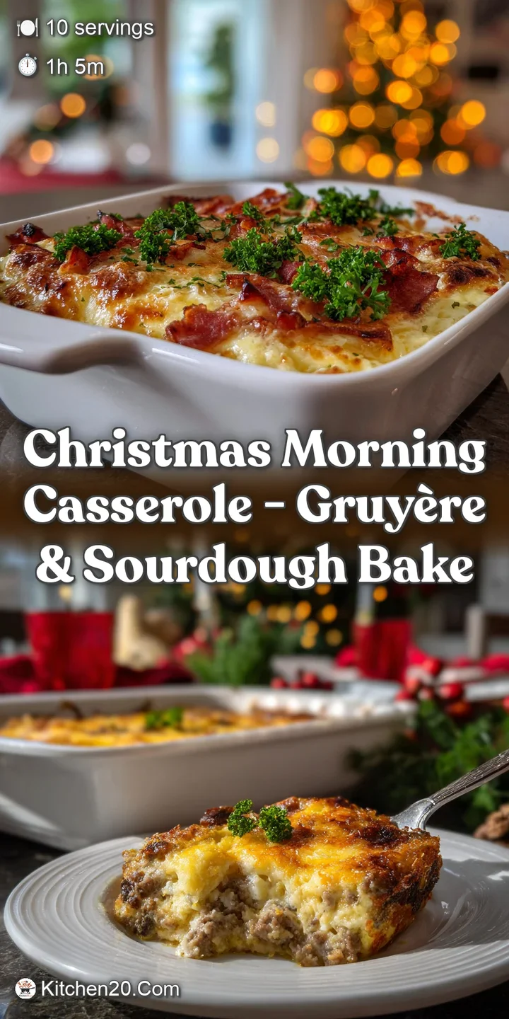 Close-up shot of a steaming, cheesy egg casserole with fluffy, soft folds and a rich, golden color. A comforting and delic...