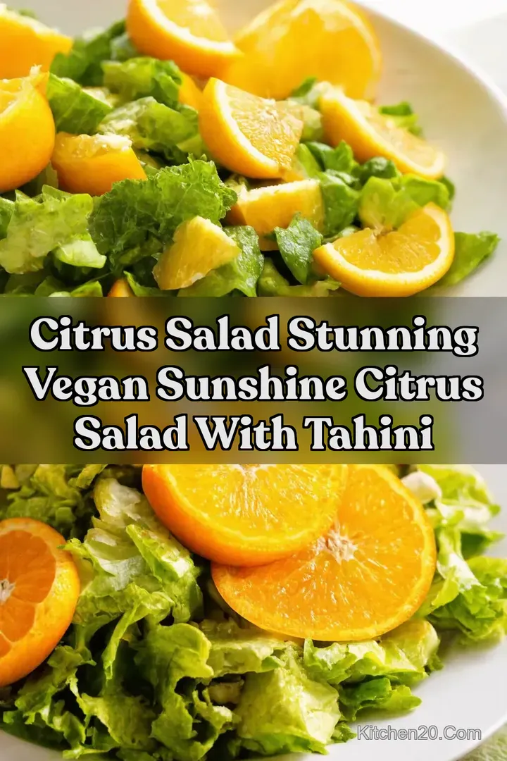 Citrus Salad Stunning Vegan Sunshine Citrus Salad With Tahini