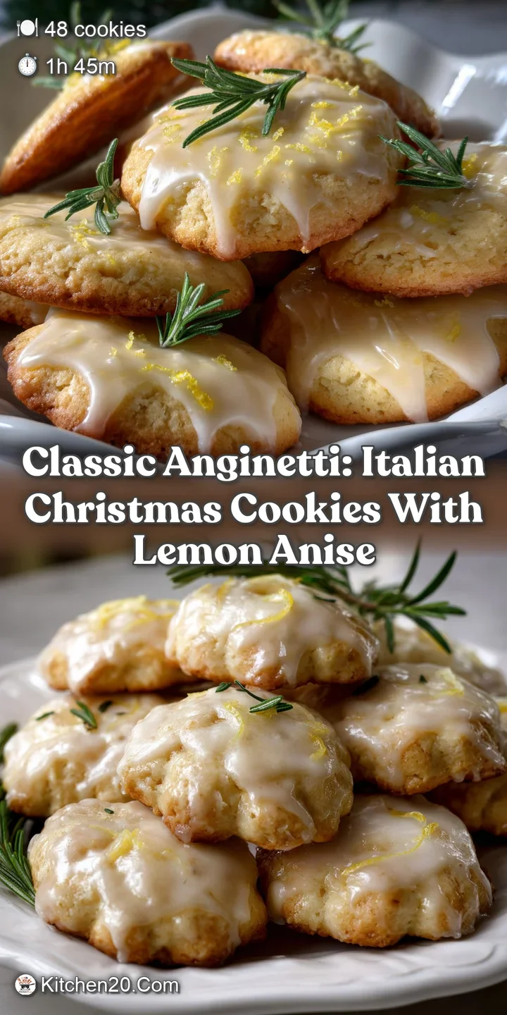 Classic Anginetti: Italian Christmas Cookies with Lemon Anise