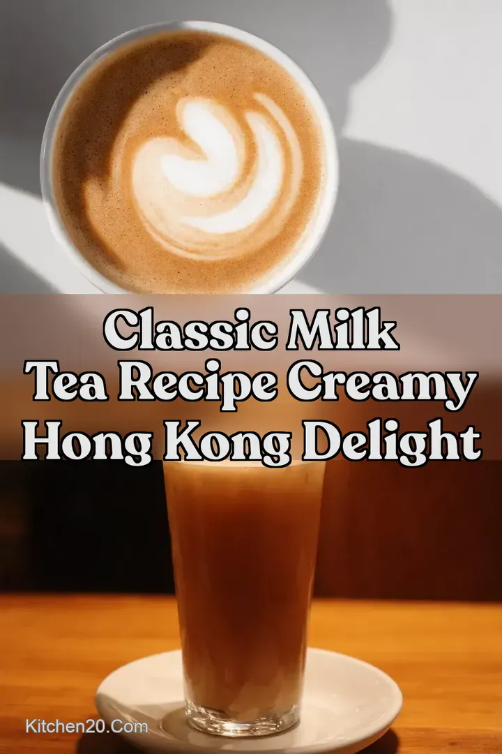 Classic Milk Tea Recipe Creamy Hong Kong Delight : PIN FOR LATER Classic Milk Tea Recipe Creamy Hong Kong Delight
