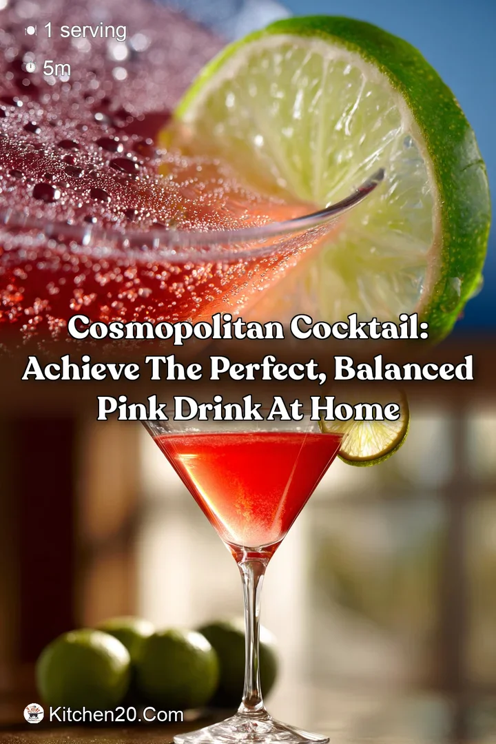 Cosmopolitan Cocktail: Achieve the Perfect Balanced Pink Drink at Home