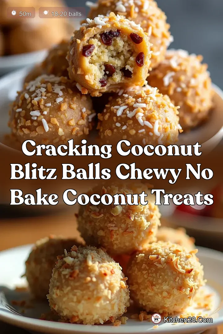 Cracking Coconut Blitz Balls Chewy No Bake Coconut Treats