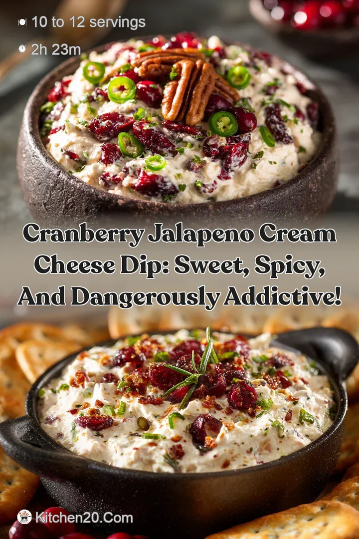 Cranberry Jalapeno Cream Cheese Dip: Sweet Spicy and Dangerously Addictive!