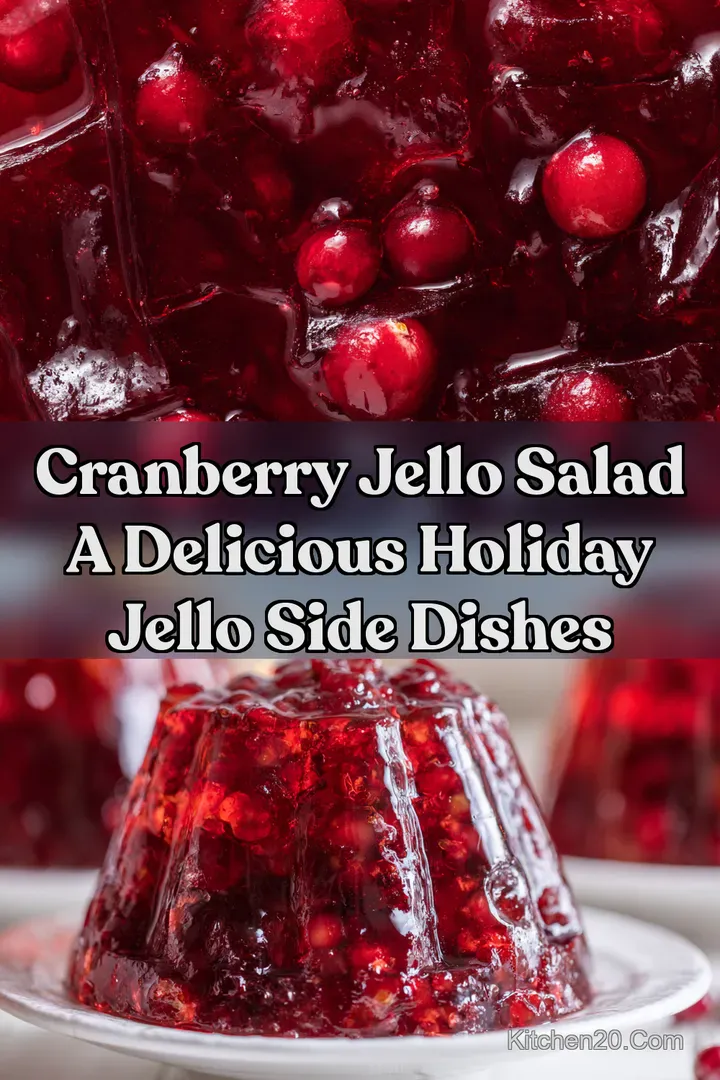 Cranberry Jello Salad A Delicious Holiday Jello Side Dishes