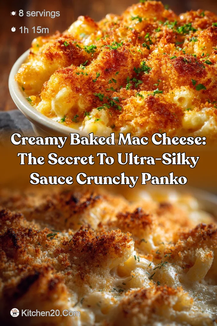 Creamy Baked Mac Cheese: The Secret to Ultra-Silky Sauce Crunchy Panko