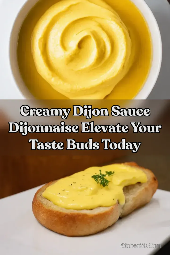 Creamy Dijon Sauce Dijonnaise Elevate Your Taste Buds Today : PIN FOR LATER Creamy Dijon Sauce Dijonnaise Elevate Your Taste Buds Today