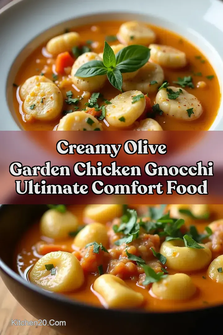 Creamy Olive Garden Chicken Gnocchi Ultimate Comfort Food