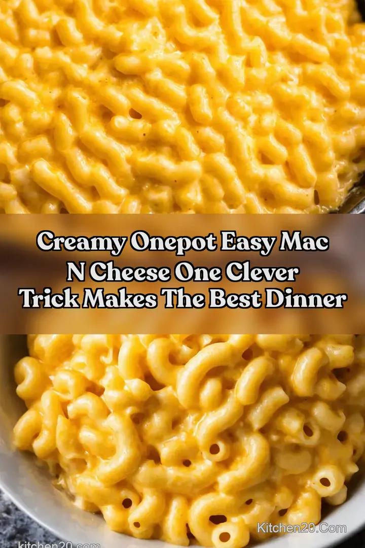 Creamy OnePot Easy Mac N Cheese One Clever Trick Makes The Best Dinner