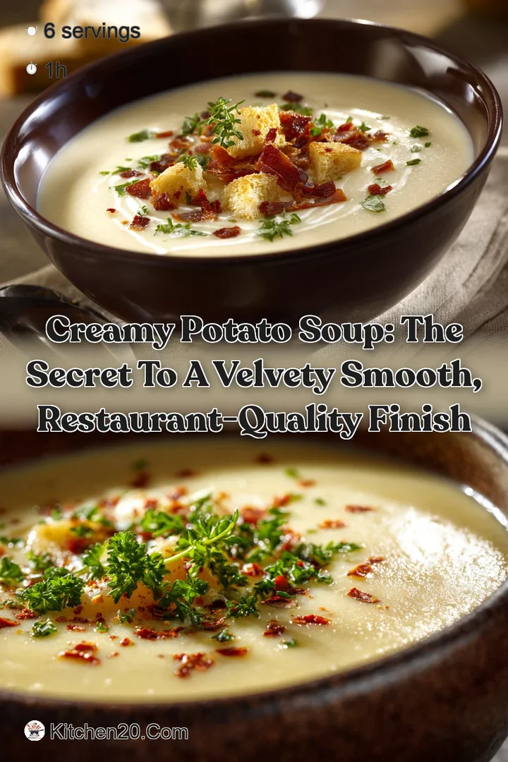 Creamy Potato Soup: The Secret to a Velvety Smooth Restaurant-Quality Finish