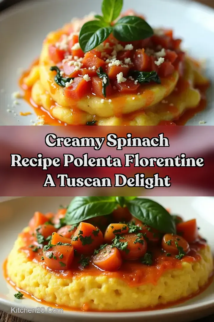 Creamy Spinach Recipe Polenta Florentine A Tuscan Delight