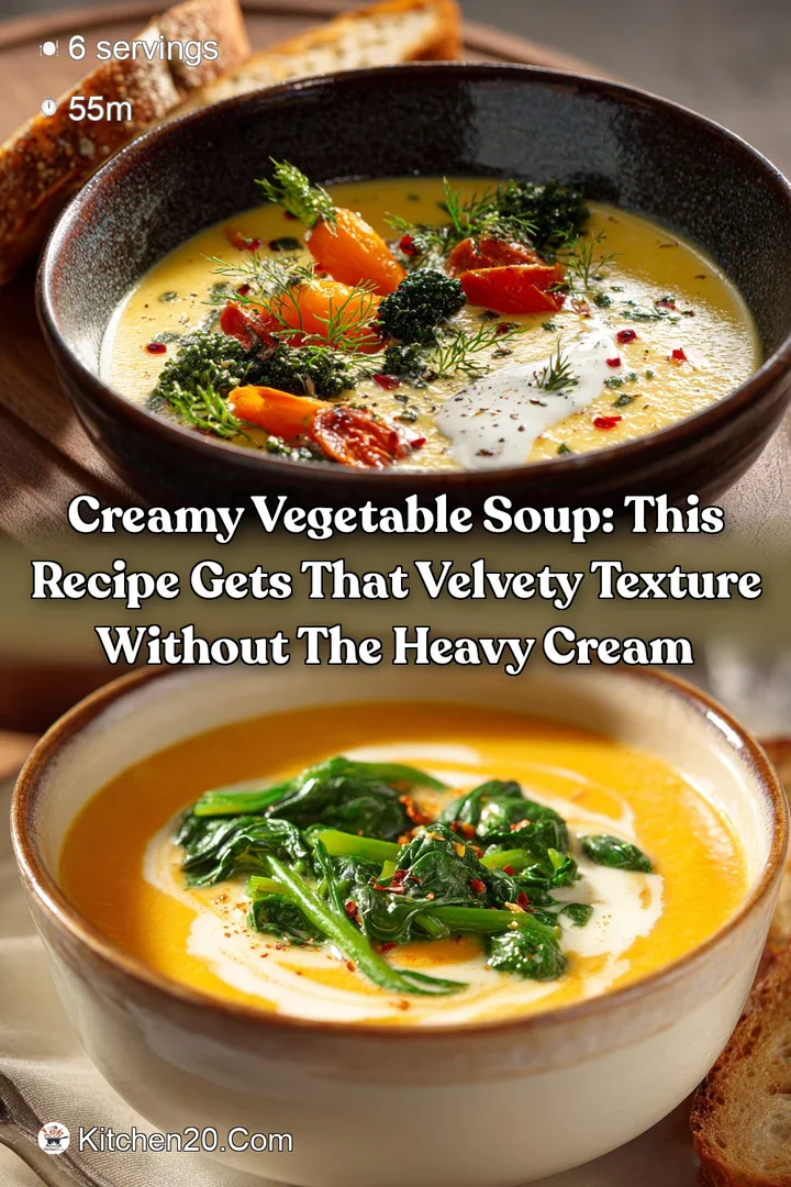 Creamy Vegetable Soup: This Recipe Gets That Velvety Texture WITHOUT the Heavy Cream