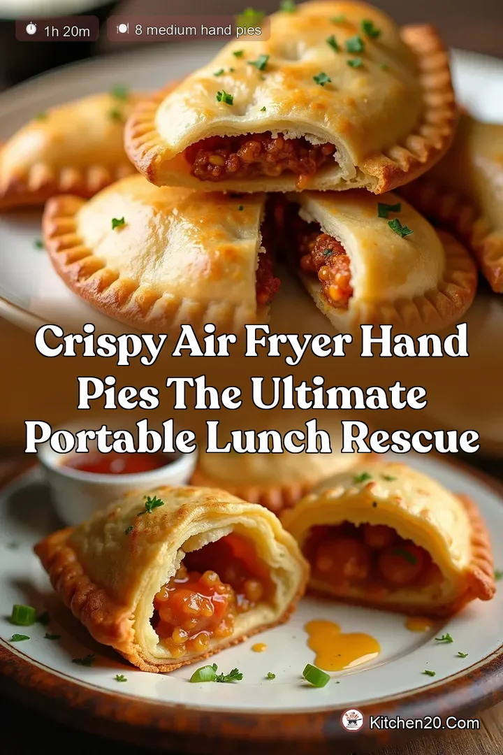 Crispy Air Fryer Hand Pies The Ultimate Portable Lunch Rescue