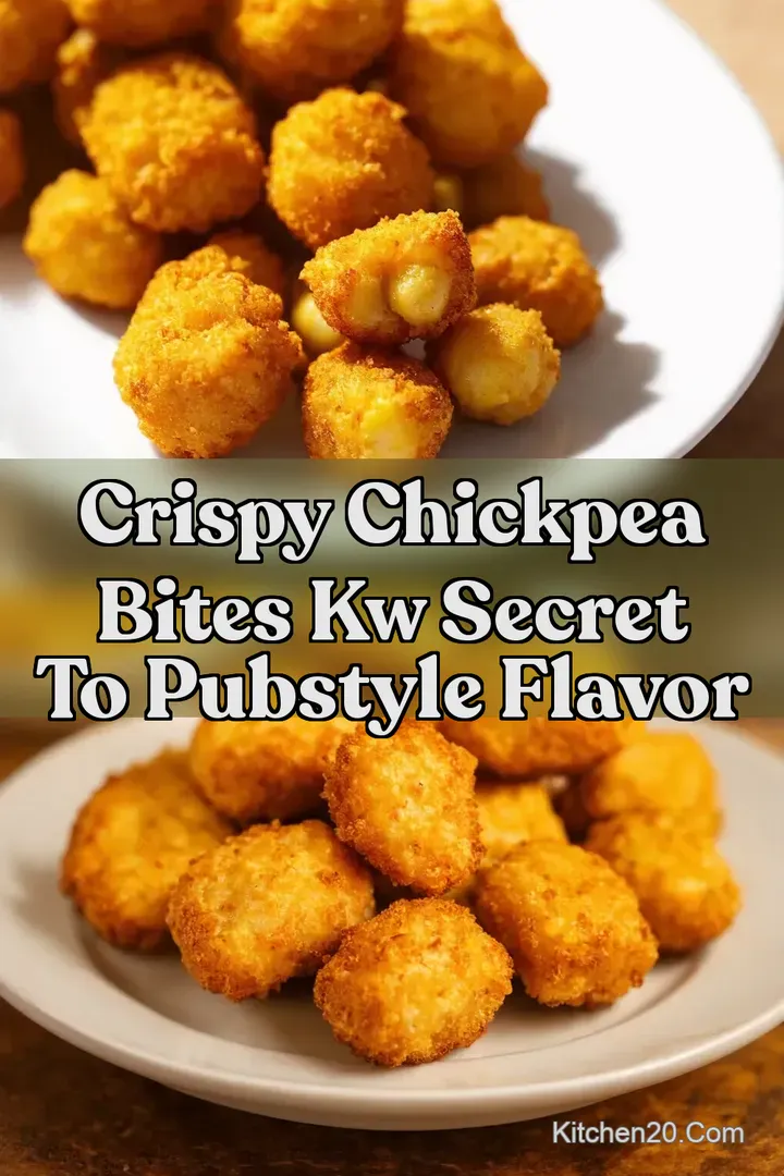 Crispy Chickpea Bites kw Secret to PubStyle Flavor