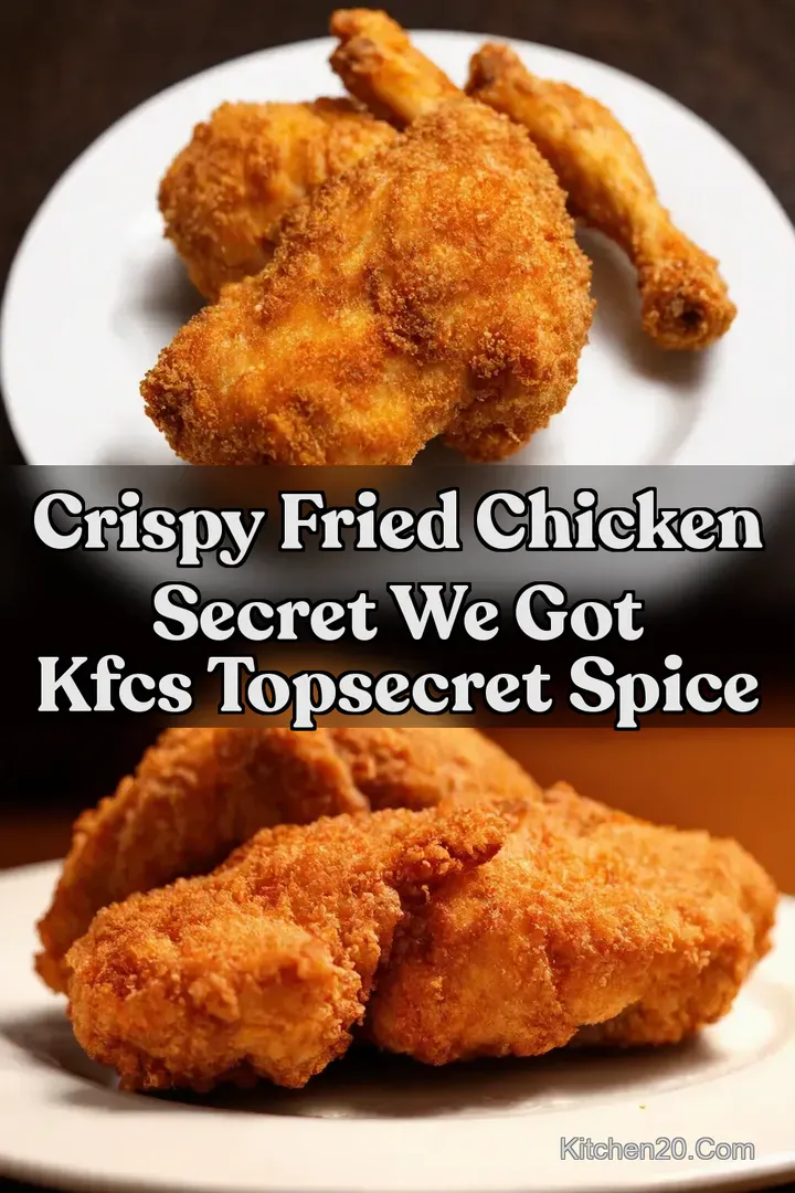 Crispy Fried Chicken Secret We Got KFCs TopSecret Spice