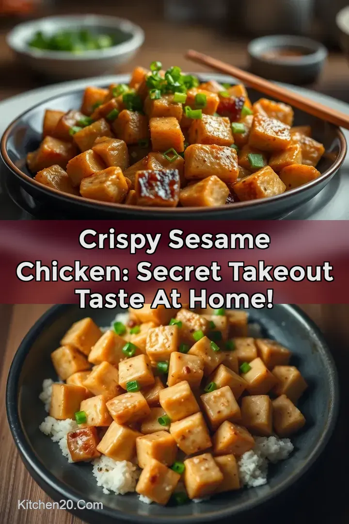 Crispy Sesame Chicken: Secret Takeout Taste at Home!