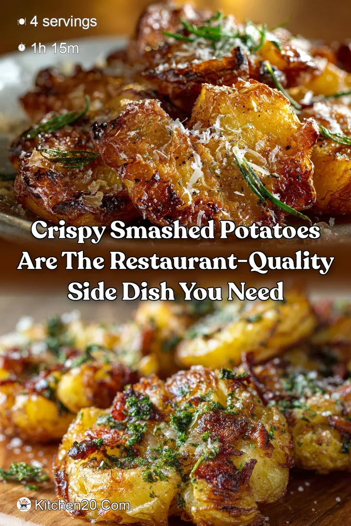 Crispy Smashed Potatoes are the Restaurant-Quality Side Dish You Need
