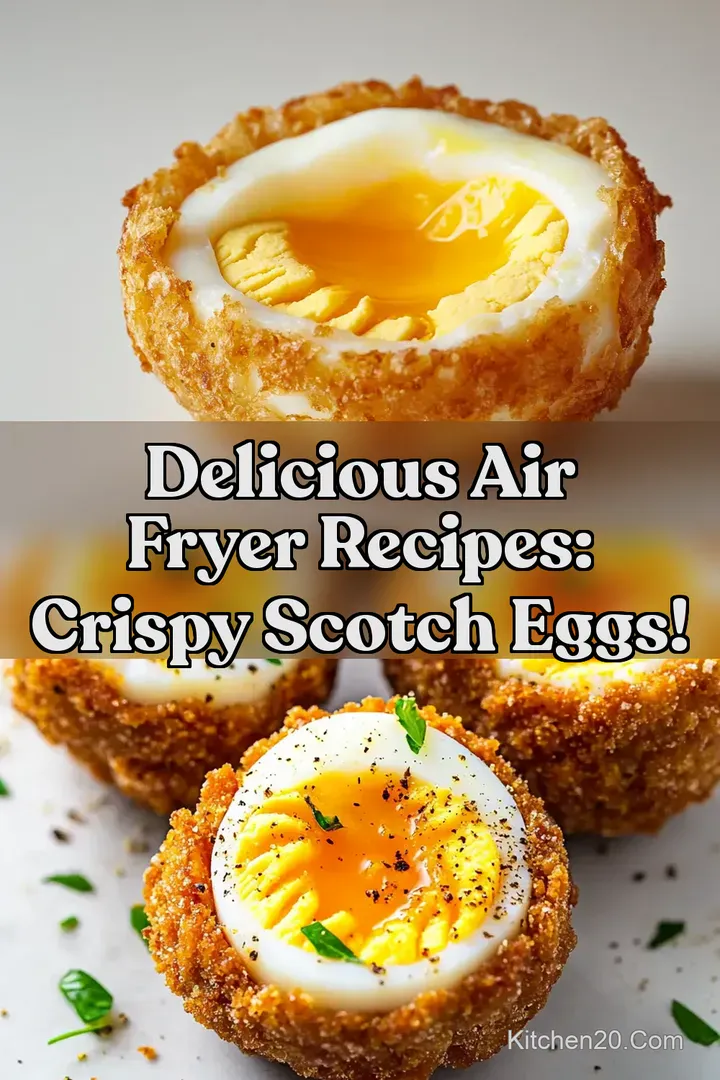 Delicious Air Fryer Recipes: Crispy Scotch Eggs!