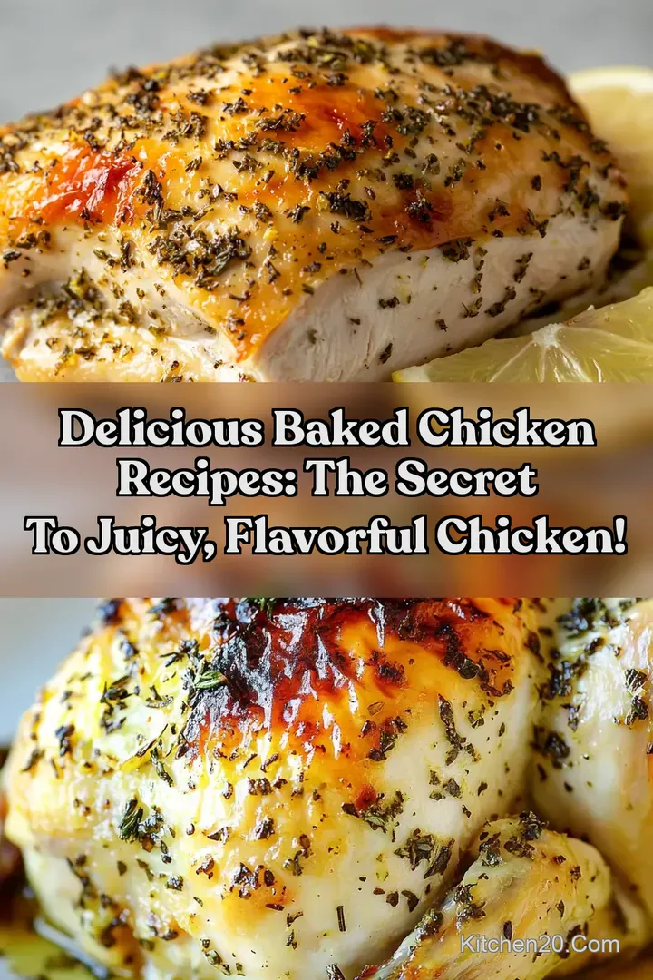 Delicious Baked Chicken Recipes: The Secret to Juicy Flavorful Chicken!